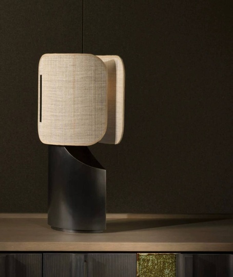 Настольная лампа STEM 13*52, черная, металл