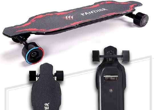 Электроскейтборд Volt 97*25*15 см, 36V 8ah, 450W*2, до 40 км/ч, 30-50 км, 8.0 кг, 130 кг, пульт, китай