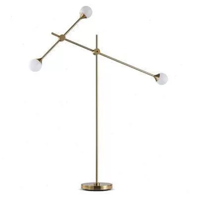 Торшер золото Lumixa, 88*150 см, LED, G4*3, металл, 10 Вт