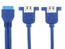 Кабель  20Pin USB3.0 - 2 AF (0.5 м)