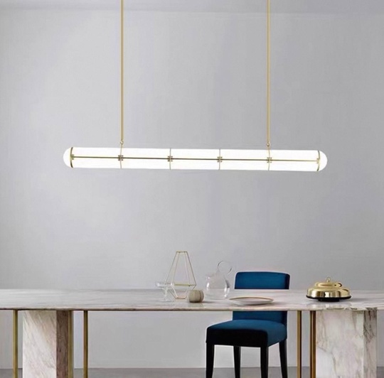 Светильник подвесной, медный, Elvorex, металл, 150*10 см, светодиодная, LED