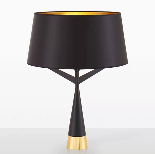 Настольная лампа AUSTEN 45*60, черный, металл, Е27.