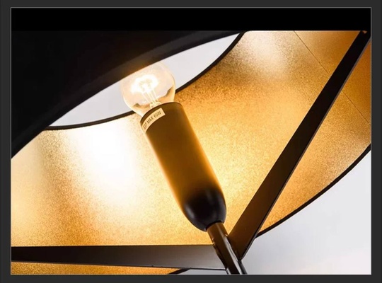 Настольная лампа AUSTEN 45*60, черный, металл, Е27.