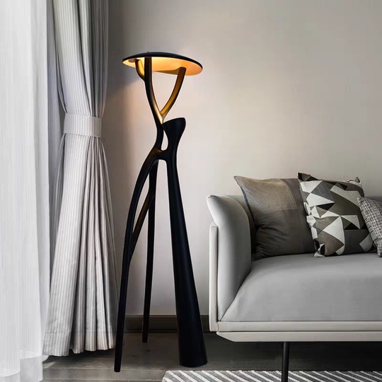 Напольный светильник Abstract, черный, LED, 9 Вт