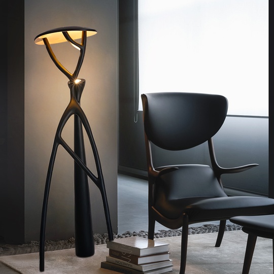 Напольный светильник Abstract, черный, LED, 9 Вт