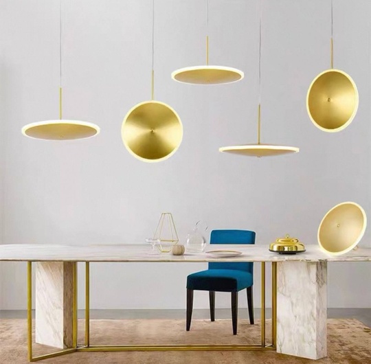 Светильник потолочный, золотой, Evoris, металл, 20*15 см, светодиодная, LED