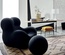 Кресло черное Serie up, 92*91*96