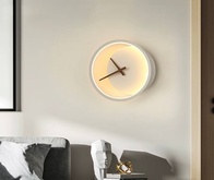 Настенный светильник, Бра, FRED 27*25, песочно-белый, металл, LED.