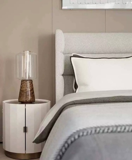 Настольная лампа AB 22*53, кофе, стекло, Е27.