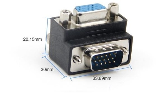 Переходник VGA-VGA 90 градусов