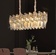 Люстра BAHAR 100*30 золото, стекло, металл, Е14.