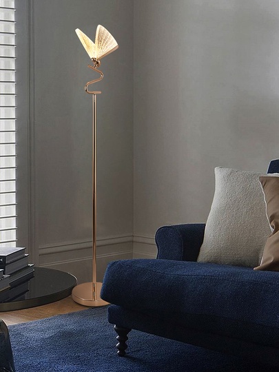 Напольный светильник бабочка BUTTERFLY, Прозрачный, LED, 6 Вт