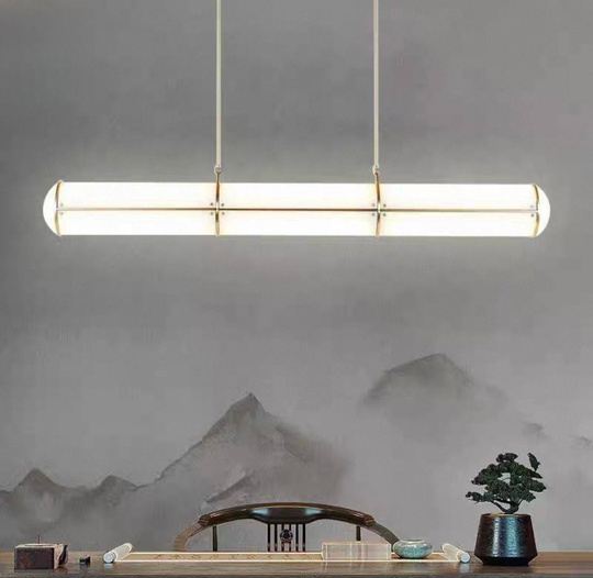 Светильник подвесной, медный, Elvorex, металл, 128*10 см, светодиодная, LED