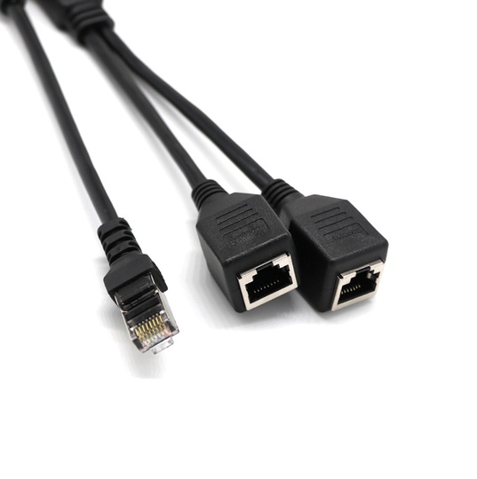 Сетевой адаптер RJ45 AM - 2RJ45 AF ( 0.3 м)