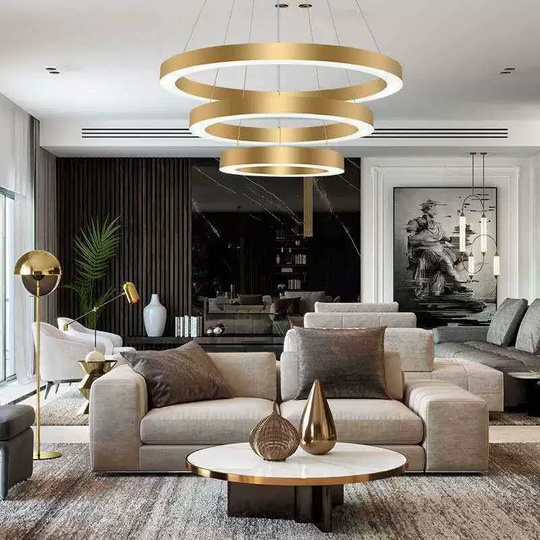 Люстра подвесная, медь, ПММА, HEZEL 80*100*120 металл, LED.