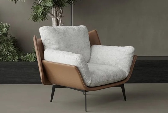 Кресло коричневое Patios, 108*80*75 см,