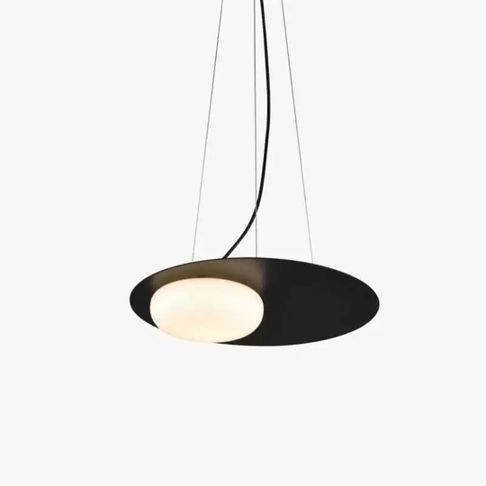 Люстра черная Elvoke, металл, стекло, 48*11.5 см, светодиодная, LED