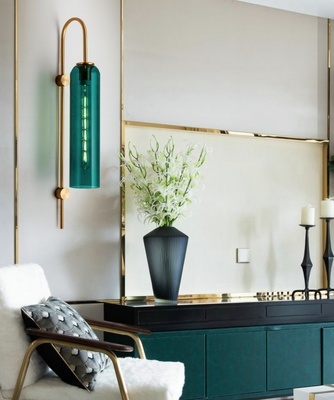 Настенный светильник (Бра) FOSA EL, зеленый, E27