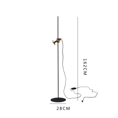 Напольный светильник черный Right, LED, 10 Вт