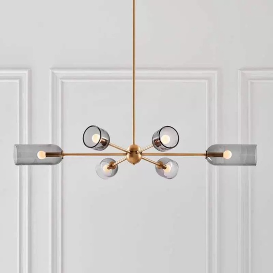 Люстра медная Virell, металл, 100*75 см, Е14