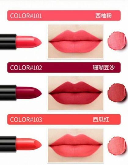 Матовая помада для губ Velvet matte lipstick