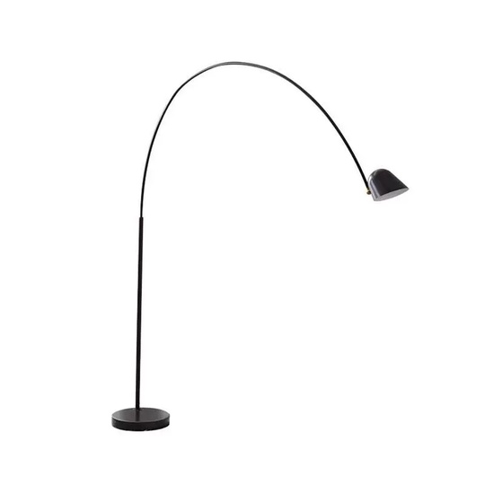 Торшер, черный, золото, Lyon 150*190, светодиодный, металл, мрамор