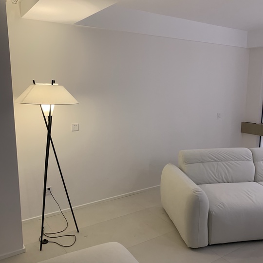 Напольный светильник черный HOGER, E27, 15 Вт