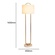 Торшер белый золото Aerivix, 45*165 см, LED, Е27, мрамор, 14 Вт