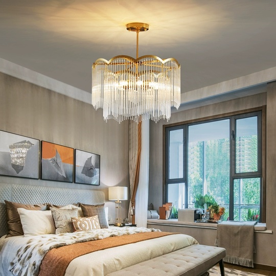 Люстра подвесная, медь, стекло, AUTUTKUN 60*40, металл, Е14.