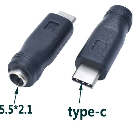 Переходник USB3.1 Type-C - DC5.5 x 2.1