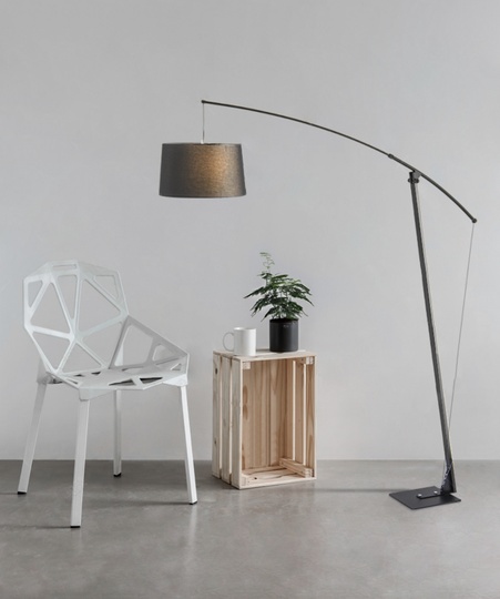 Напольный светильник черный Odeon Light, E27, 10 Вт