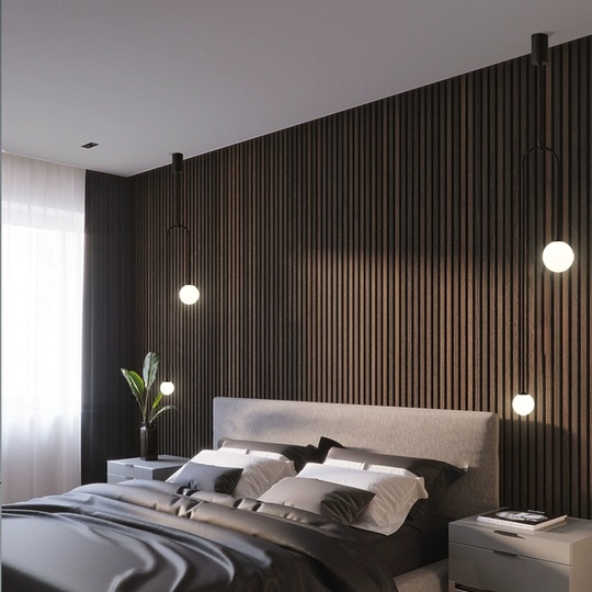 Светильник потолочный, черный, Elirvo, металл, 23*150 см, G9