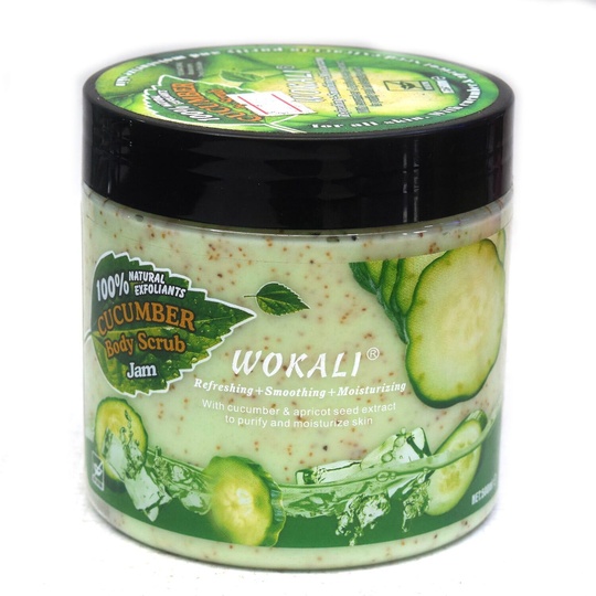 Скраб для тела Wokali с экстрактом огурца 500 мл