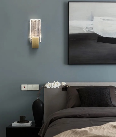 Настенный светильник, Бра золотой. PLAED, LED, 20.0 Вт