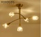 Дизайнерский светильник медный Alurix, 58*71 см, led, E14, медь, хрусталь