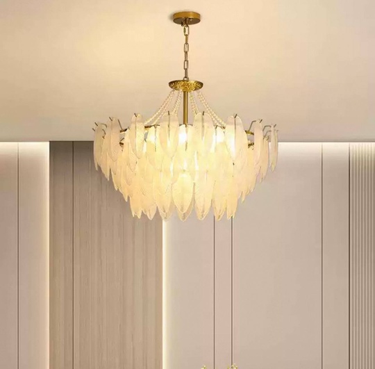 Люстра подвесная, медный, стекло, AMARYLLIS 60*32, металл, E14.