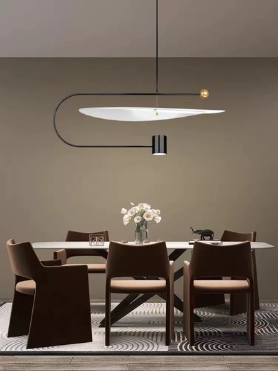 Светильник подвесной, черный, Orvexa, металл, 90*38 см, LED