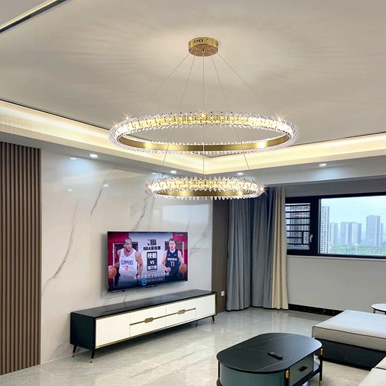 Люстра подвесная, медь, ПММА, ALI 60*80, металл, LED