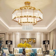 Люстра подвесная, золотой, стекло, AYDA 150*100, металл, E14.