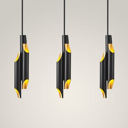 Дизайнерский светильник дизайнерский 14*74 см, без источника света, нержавеющая сталь, железо, алюминий