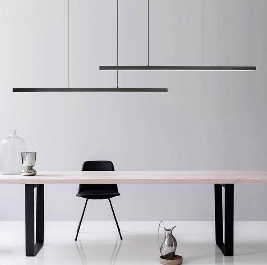 Люстра черная Lumina, металл, 175*150 см, светодиодная, led