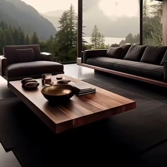 Прямой диван Harris темный орех, кожа, 240*80*70 см