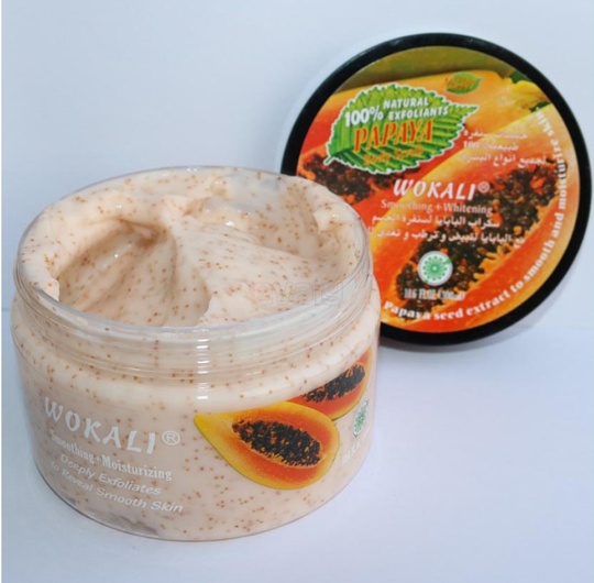 Крем скраб для тела Wokali Папайя 500 мл