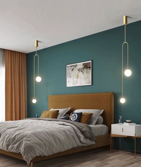 Светильник потолочный, золотой,  Elurox, металл, 23*120 см, G9