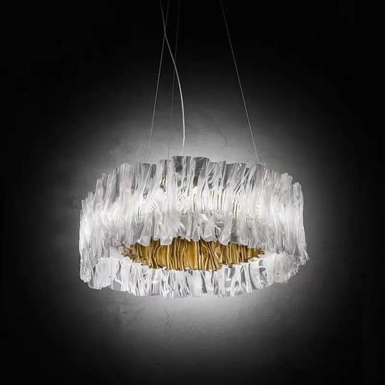 Люстра золотая Ultrivex, металл, 78*20 см, светодиодная, LED