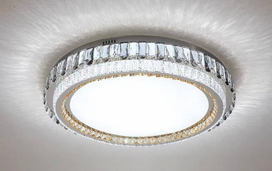 Потолочный светильник, золото, кристалл, LINA 100*16 металл, LED.