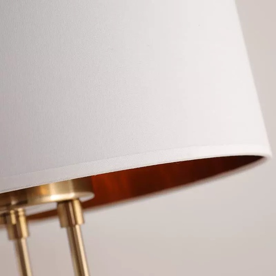 Торшер золото Virelo, 45*165 см, светодиодный, Е27, металл, 15 Вт