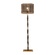 Торшер коричневый Elystra, 31*155 см, LED, Е27, металл, ПММА, 14 Вт