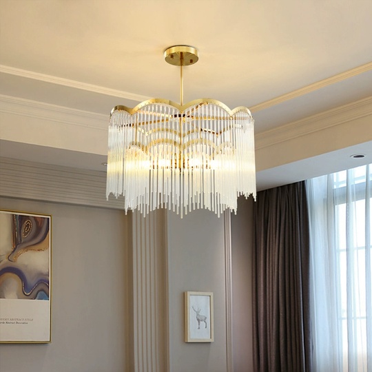 Люстра подвесная, медь, стекло, AUTUTKUN 60*40, металл, Е14.