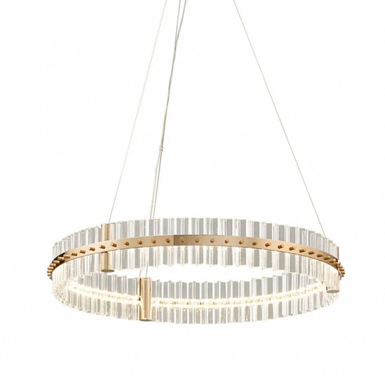 Люстра подвесная, бронза, кристалл, ANTIQUE 80*15, металл, LED.